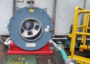 A Flowrox LPP-T80 hose pump. Image: Valmet