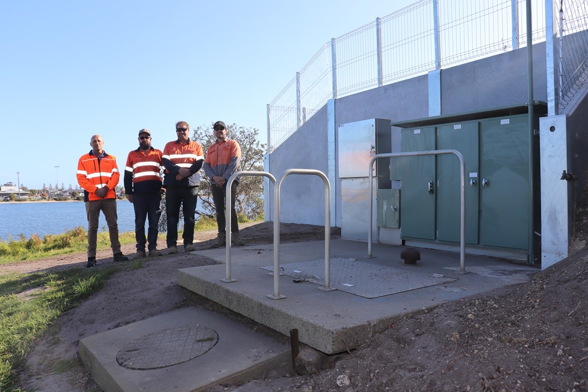 CAL Civil completes Lakes Entrance sewer pump station works